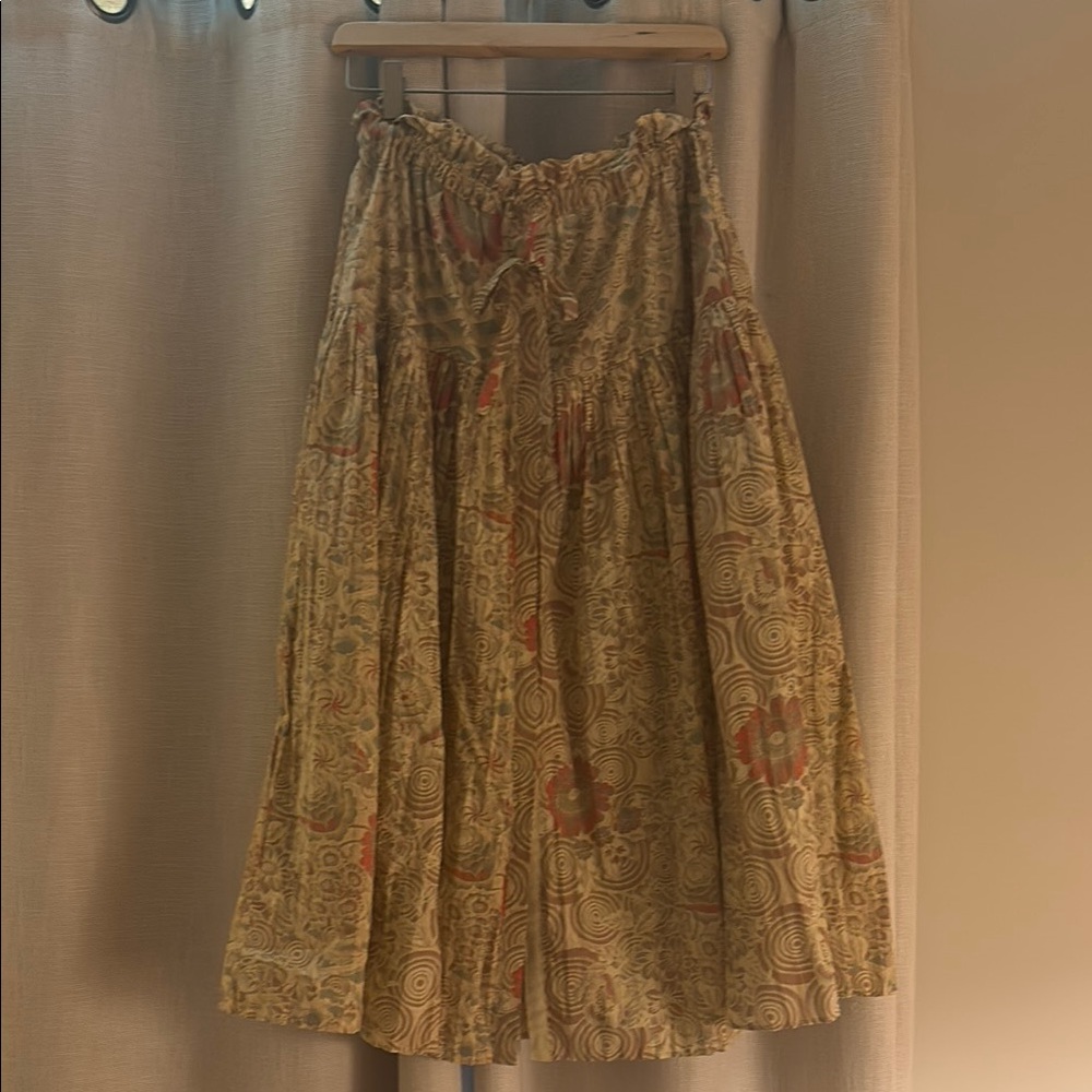 Ulla Johnson Floral Midi Skirt